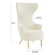 black mid century accent chair Contemporary Design Furniture Accent Chairs Cream