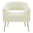 velvet navy blue accent chair Contemporary Design Furniture Accent Chairs Cream