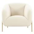 eames style lounge chair & ottoman Contemporary Design Furniture Accent Chairs Cream