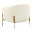 eames style lounge chair & ottoman Contemporary Design Furniture Accent Chairs Cream