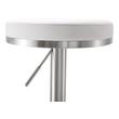 swivel counter stools with backs and arms Contemporary Design Furniture Stools White