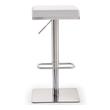 real leather bar stools with backs and arms Contemporary Design Furniture Stools White