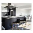kitchen bar stools with wheels Contemporary Design Furniture Stools Black