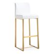 gray bar stools with gold legs Contemporary Design Furniture Stools White