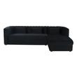 modern microfiber sectional Contemporary Design Furniture Sectionals Black