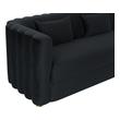 modern microfiber sectional Contemporary Design Furniture Sectionals Black