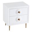 couch table decor Contemporary Design Furniture Nightstands White