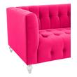 unique leather sectionals Contemporary Design Furniture Loveseats Pink