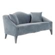 cool modern couches Contemporary Design Furniture Loveseats Sea Blue