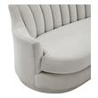 pullout couch Contemporary Design Furniture Loveseats Light Grey