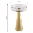 mid century modern side table Contemporary Design Furniture Side Tables Gold,Pink