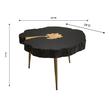 light wood side table Contemporary Design Furniture Coffee Tables Black