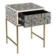 home tables Contemporary Design Furniture Nightstands Black and White