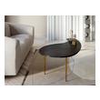 black metal and glass coffee table Contemporary Design Furniture Coffee Tables Accent Tables Dark Grey