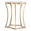 painted coffee table Contemporary Design Furniture Side Tables Accent Tables Gold,White Marble