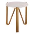 tall night stand Contemporary Design Furniture Side Tables Gold,White