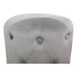 black wood accent stool Contemporary Design Furniture Ottomans Grey