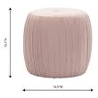 tufted storage bench with arms Contemporary Design Furniture Ottomans Blush