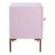 narrow side tables for living room Contemporary Design Furniture Nightstands Pink