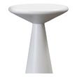 metal pedestal table Contemporary Design Furniture Side Tables White