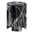 low glass coffee table Contemporary Design Furniture Side Tables Black Marble