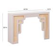 iron frame table Contemporary Design Furniture Console Tables Cream
