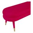 navy upholstered ottoman Contemporary Design Furniture Benches Ottomans and Benches Pink