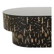 three coffee table set Contemporary Design Furniture Coffee Tables Black
