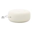 leather tufted arm chair Contemporary Design Furniture Ottomans Cream
