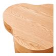 pedestal entry table Contemporary Design Furniture Side Tables Natural Oak