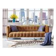 loveseat chaise sectional Contemporary Design Furniture Sofas Cognac