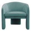fabric recliner lounge Contemporary Design Furniture Accent Chairs Sea Blue