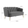 pull out chaise couch Contemporary Design Furniture Settees Grey