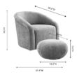 navy velvet storage bench Contemporary Design Furniture Accent Chairs Grey