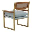 modern white chair Contemporary Design Furniture Accent Chairs Dusty Blue