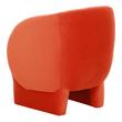 white lounger Contemporary Design Furniture Accent Chairs Orange