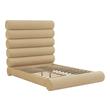 queen bed cream Contemporary Design Furniture Beds Champagne