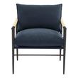 leather recliner accent chair Tov Furniture Accent Chairs Navy
