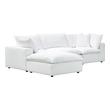 leather sectional with left chaise Tov Furniture Sectionals Pearl