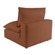 modern easy chair Tov Furniture Sofas Rust