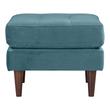 red velvet bench Tov Furniture Benches & Ottomans Blue