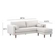 leather couch cream Tov Furniture Sectionals Beige