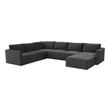 buy chaise sofa Tov Furniture Sectionals Charcoal