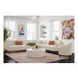 modern leather couch sectional Tov Furniture Sectionals Cream