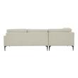 right chaise sectional sofa Tov Furniture Sectionals Cream