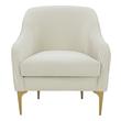 modern accent chairs for living room Tov Furniture Accent Chairs Cream