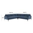 sectional couch bed Tov Furniture Sectionals Blue