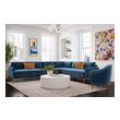 farah grey velvet sofa Tov Furniture Sectionals Blue