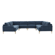 sectional couch right facing Tov Furniture Sectionals Blue