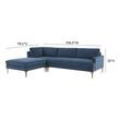 green sleeper couch Tov Furniture Sectionals Blue